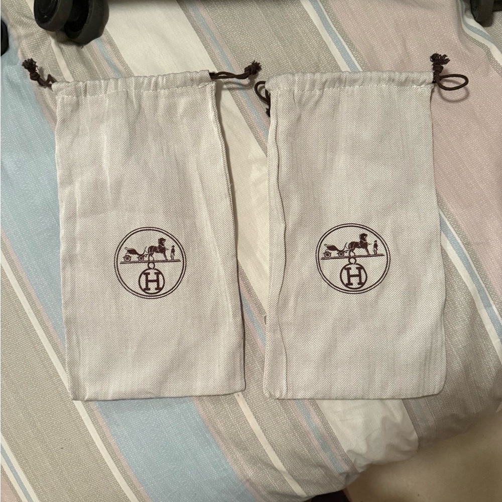 Hermès Logo Dust Bag